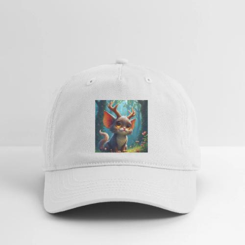 Magical Forest Creature with Deer Horns - Organic Baseball Cap