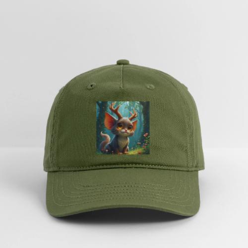 Magical Forest Creature with Deer Horns - Organic Baseball Cap