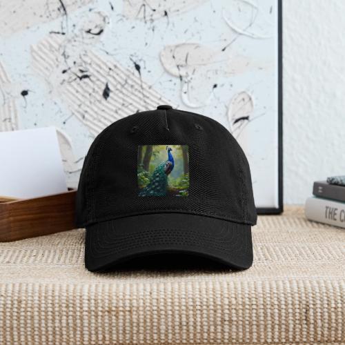 Majestic Peacock in Enchanted Forest - Organic Baseball Cap