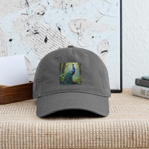 Majestic Peacock in Enchanted Forest - Organic Baseball Cap