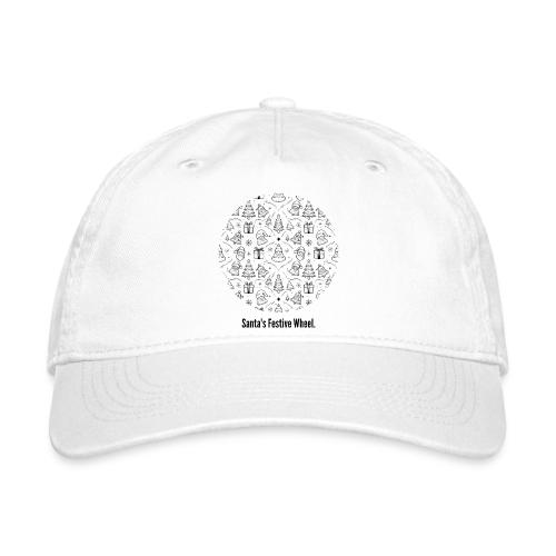 Santa's Festive Wheel T-Shirt - Organic Baseball Cap