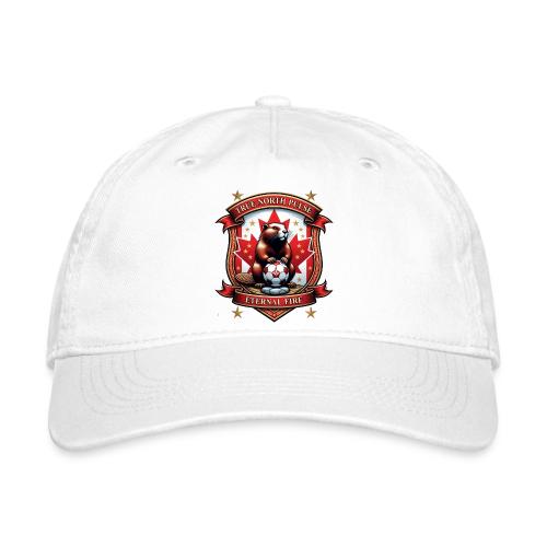 Canada Beaver Crest T-Shirt, Pride Badge Gift - Organic Baseball Cap