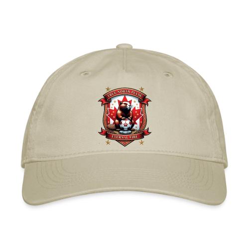 Canada Beaver Crest T-Shirt, Pride Badge Gift - Organic Baseball Cap