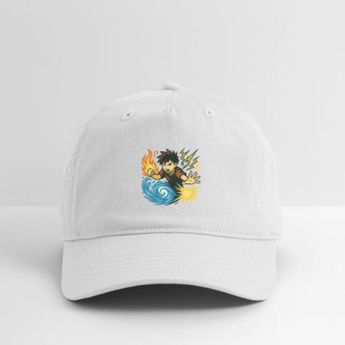 Anime Elemental Warriors | Fire, Water, Lightning - Organic Baseball Cap