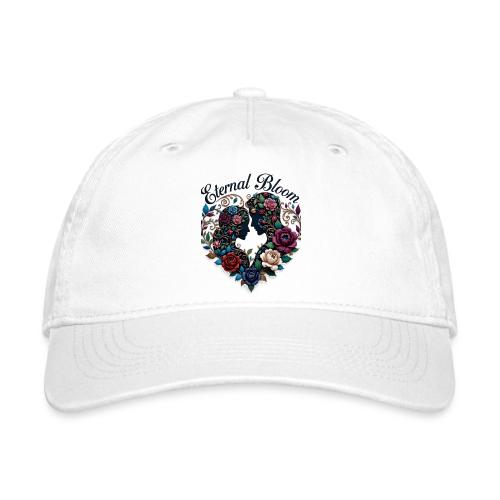 Eternal Bloom Embrace T-Shirt - Organic Baseball Cap