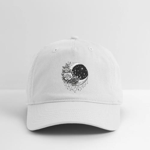 Crescent Moon Floral - Organic Baseball Cap