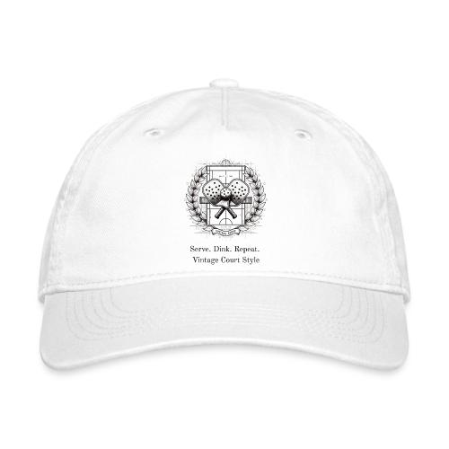 Vintage Pickleball T-Shirt, Mug, & Poster - Organic Baseball Cap