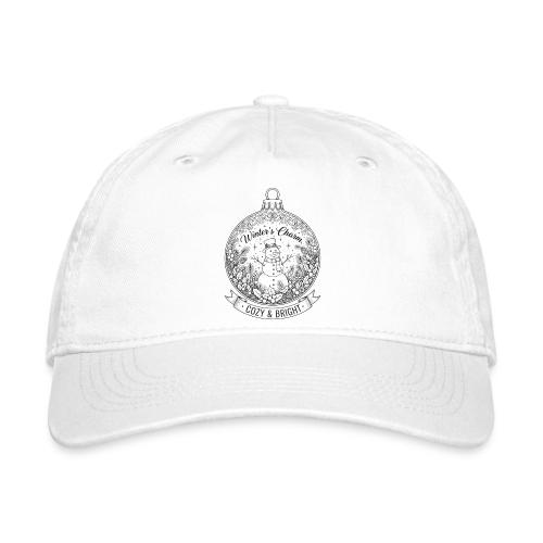 Festive Snowman T-Shirt - Organic Baseball Cap