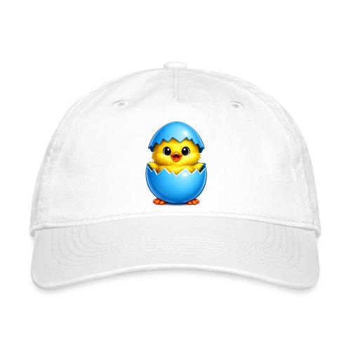 Easter Chick Blue - Organic Baseball Cap
