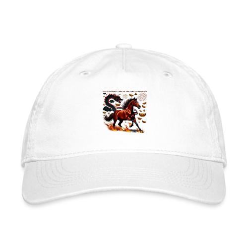 Year of the Horse Victory T Shirt, Lunar New Year - Organic Baseball Cap