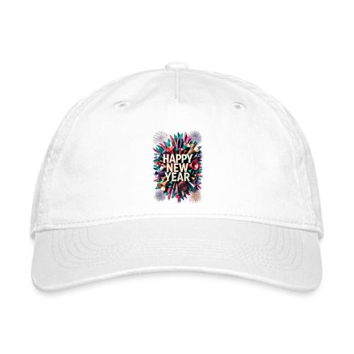 New Year's Party Horn T-Shirt - Organic Baseball Cap