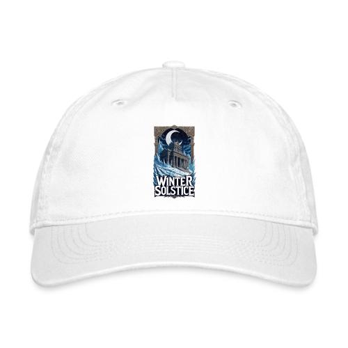 Winter Solstice Temple T-Shirt - Organic Baseball Cap