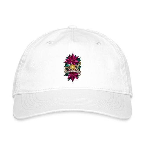 Queen of the Solstice Poinsettia T-Shirt - Organic Baseball Cap