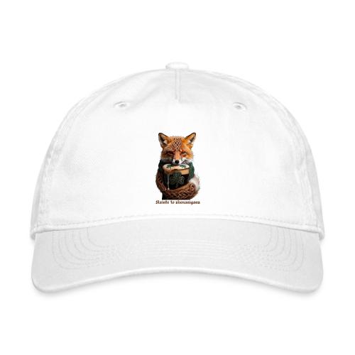 Sly Emerald Fox Toast T-Shirt - Organic Baseball Cap