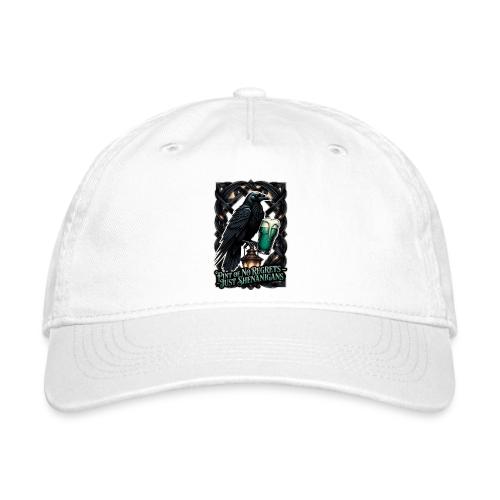 Sarcastic Raven Shenanigans Tee - Organic Baseball Cap