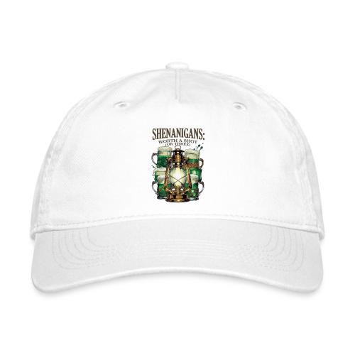 Worth a Shot Lantern Toast Graphic Tee - Organic Baseball Cap