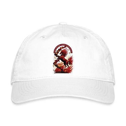 Year of the Horse Rise T Shirt,Lunar New Year Gift - Organic Baseball Cap