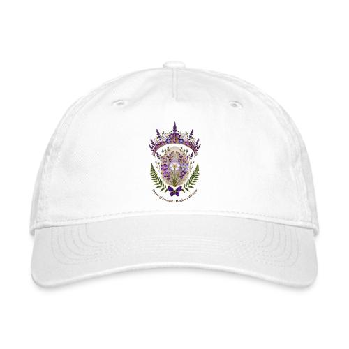 Spring Meadow Crown Tee, Cottagecore Renewal Gift - Organic Baseball Cap