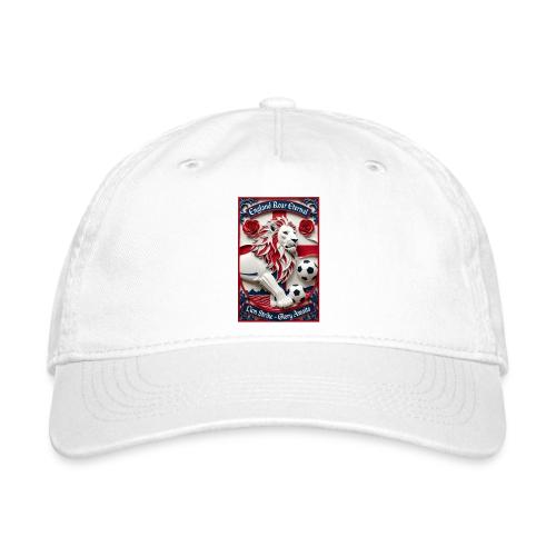 England Lion Soccer T Shirt, Football Pride Gift - Organic Baseball Cap