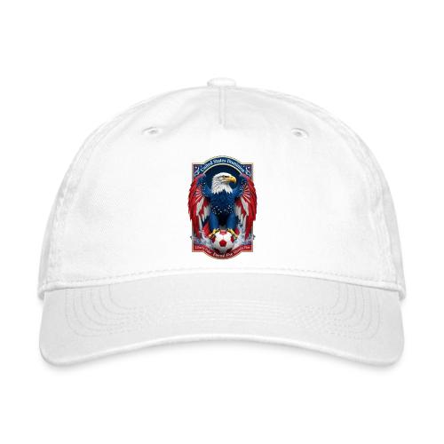 USA Eagle Emblem T Shirt, USA Soccer Pride Gift - Organic Baseball Cap
