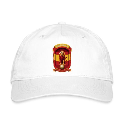 Spain Lion Victory T-Shirt, Flag Pride Crest Gift - Organic Baseball Cap