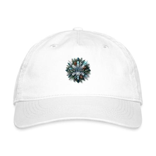 Intricate Frozen Evergreen T-Shirt - Organic Baseball Cap