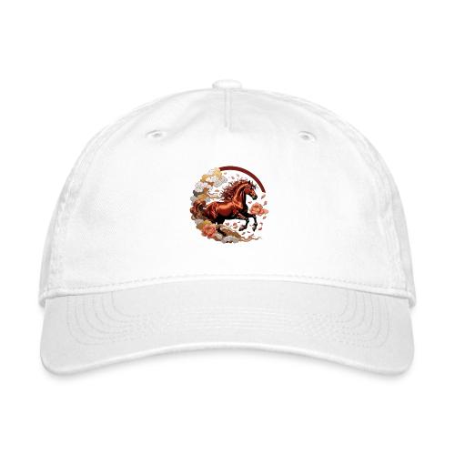 Year of the Horse T Shirt, Lunar New Year Gift - Organic Baseball Cap