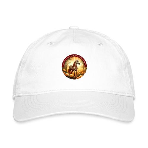 Year of the Horse Guardian T Shirt, Lunar New Year - Organic Baseball Cap