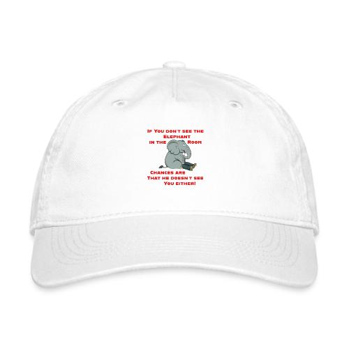 Elephant in the Room Meme - Organic Baseball Cap