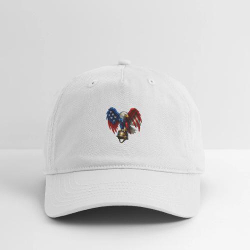 American Flag Bald Eagle - Helmet - Organic Baseball Cap