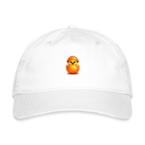 Easter Chick Orange - Organic Baseball Cap