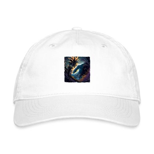 Moonlight Jungle Wave - Organic Baseball Cap