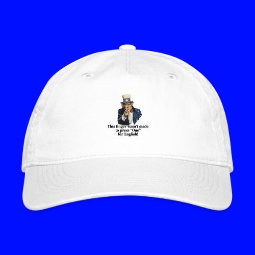 Uncle Sam - Finger - Organic Baseball Cap