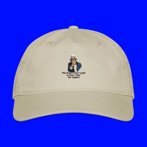 Uncle Sam - Finger - Organic Baseball Cap