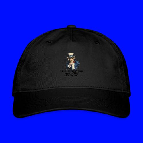 Uncle Sam - Finger - Organic Baseball Cap
