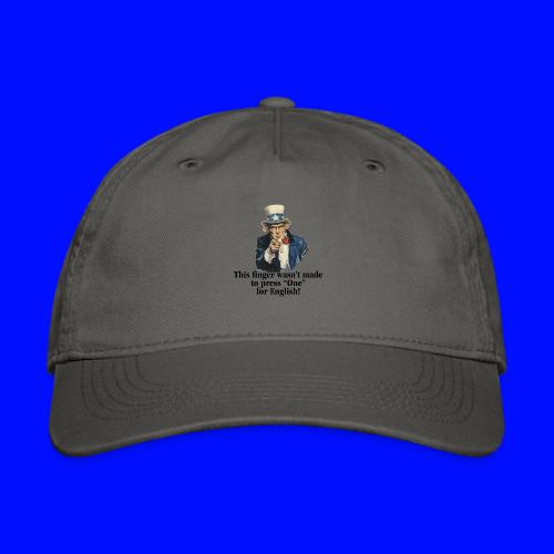 Uncle Sam - Finger - Organic Baseball Cap