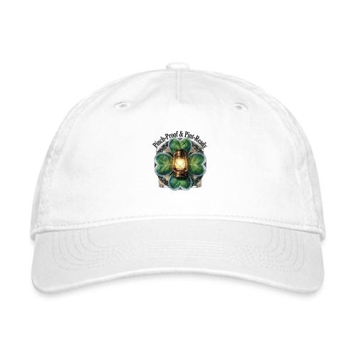 Pinch-Proof Lantern Clover T-Shirt - Organic Baseball Cap
