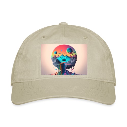 Full Moons Over Happy Mountains and Rainbow River - Organic Baseball Cap