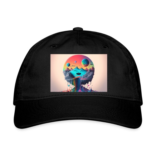 Full Moons Over Happy Mountains and Rainbow River - Organic Baseball Cap