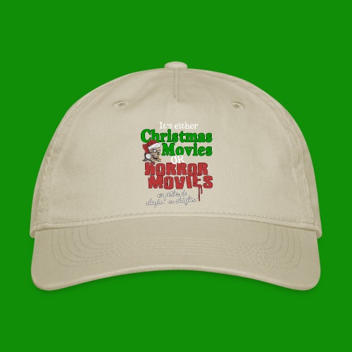 Christmas Sleighin' or Slayin' - Organic Baseball Cap