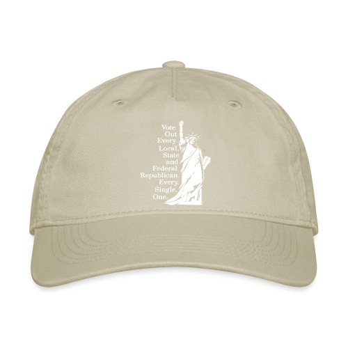Vote Out Republicans Statue of Liberty - Organic Baseball Cap