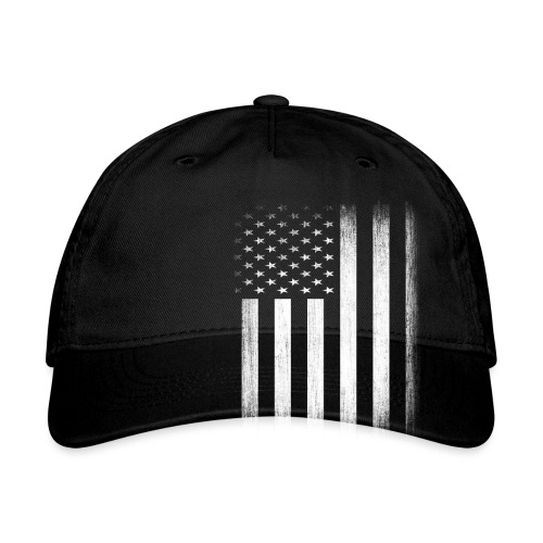 US Flag Distressed - Organic Baseball Cap