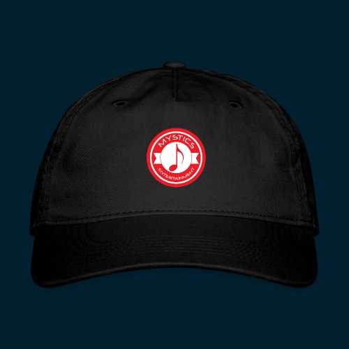 mystics_ent_red_logo - Organic Baseball Cap