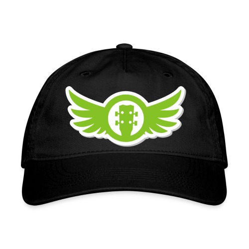 Ukulele Gives You Wings (Green) - Organic Baseball Cap