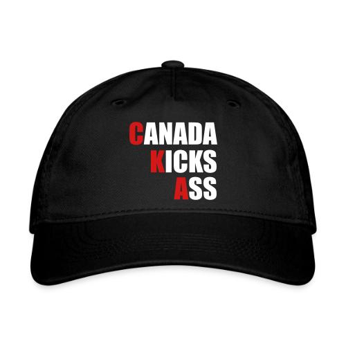 Canada Kicks Ass Vertical - Organic Baseball Cap