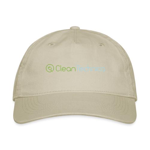 CleanTechnica Logo - Organic Baseball Cap