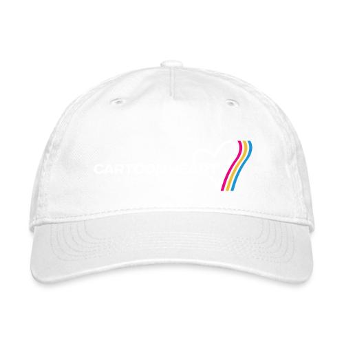 Cartoon Heart Logo Range - Organic Baseball Cap