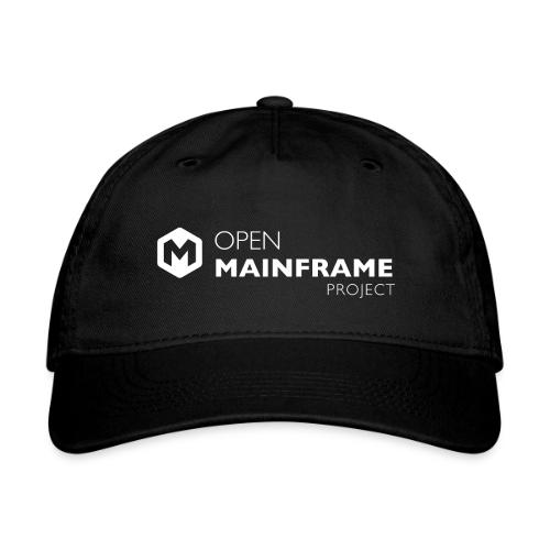 Open Mainframe Project - White Logo - Organic Baseball Cap