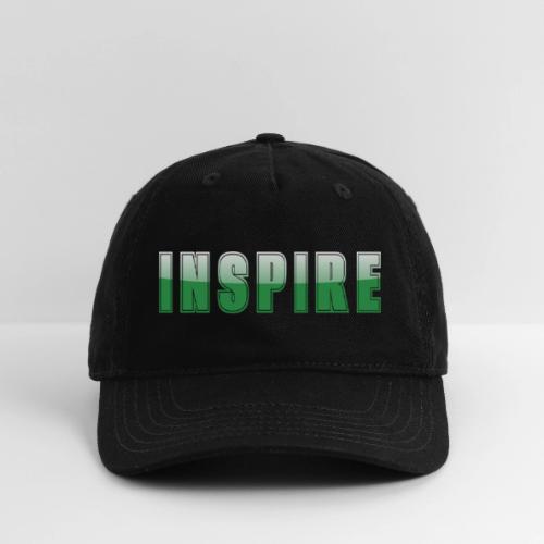 Inspire Word Art Design - Organic Baseball Cap