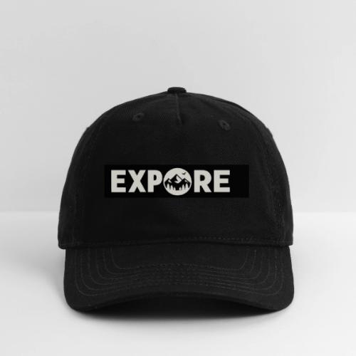 Adventure Oxygen Nature Mountain Forest Typography - Organic Baseball Cap